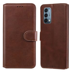 Classic Calf Texture PU + TPU Horizontal Flip Leather Case with Holder & Card Slots & Wallet For OnePlus N200 5G(Brown) (OEM)