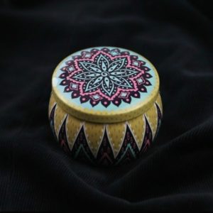 Mini Gift Jewelry Tin Box Cookie Candy Tea Storage Round Drum Tinplate Box Drawer Organizer(Style D) (OEM)