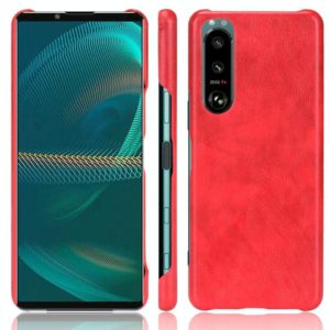 For Sony Xperia 5 III Litchi Texture PC + PU Phone Case(Red) (OEM)