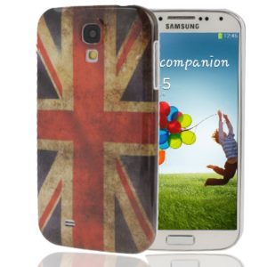 Ρετρό Πλαστική θήκη με μοτίβο σημαία Ηνωμένου Βασιλείου για Galaxy S IV / i9500 (OEM)