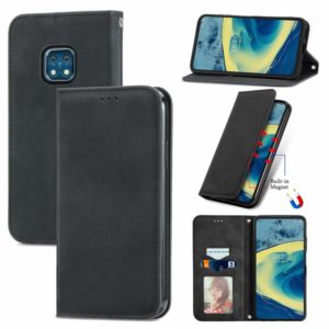 For Nokia XR 20 Retro Skin Feel Business Magnetic Horizontal Flip Leather Case with Holder & Card Slots & Wallet & Photo Frame(Black) (OEM)