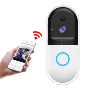 B50 720P Smart WiFi Video Visual Doorbell, Support Phone Remote Monitoring & Night Vision & SD Card (White) (OEM)