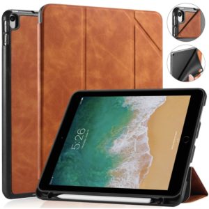 For iPad Pro 10.5 inch DG.MING See Series Horizontal Flip Leather Case with Holder & Pen Holder(Brown) (DG.MING) (OEM)