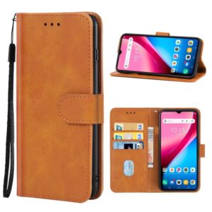 Leather Phone Case For Infinix Smart 5 Pro(Brown) (OEM)