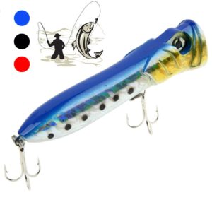 Shrimp Mouth Type Water Surface Popper Lure Hit Water Waves Climb Fishing Bait, Random Color Delivery (OEM)