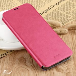 For Oneplus 6 MOFI Rui Series Classical Leather Flip Leather Case With Bracket Embedded Steel Plate All-inclusive(Red) (MOFI) (OEM)