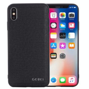 For iPhone 11 Pro Max GEBEI Full-coverage Shockproof Leather Protective Case(Black) (GEBEI) (OEM)