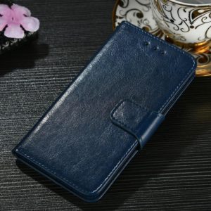 For OnePlus 9 Crystal Texture Horizontal Flip Leather Case with Holder & Card Slots & Wallet(Royal Blue) (OEM)