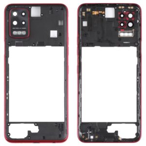 Middle Frame Bezel Plate for LG Q52 / K62 (Red) (OEM)
