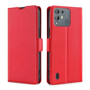 For Blackview A55 Pro Ultra-thin Voltage Side Buckle PU + TPU Leather Phone Case(Red) (OEM)