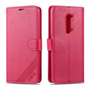 For OPPO Reno 3 AZNS Sheepskin Texture Horizontal Flip Leather Case with Holder & Card Slots & Wallet(Red) (AZNS) (OEM)