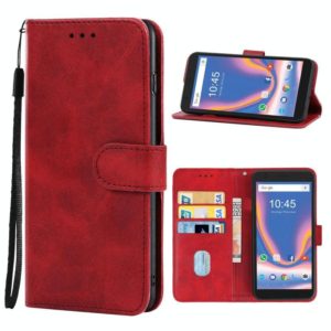 Leather Phone Case For ZTE Blade L9(Red) (OEM)