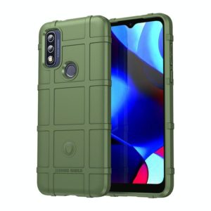 For Motorola G Pure Full Coverage Shockproof TPU Phone Case(Green) (OEM)