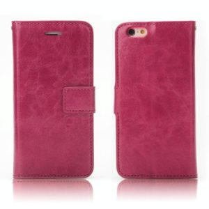 Crazy Horse Texture Detachable Magnetic Back Cover Horizontal Flip Leather Case with Holder & Card Slots & Photo Frame & Wallet For iPhone 6 / 6s(Red) (OEM)