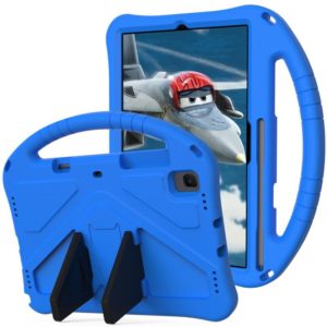 For Galaxy Tab A7 10.4 (2020) T500 EVA Flat Anti Falling Protective Case Shell with Holder(Blue) (OEM)