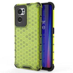 For OnePlus Nord CE 2 5G Shockproof Honeycomb PC + TPU Phone Case(Green) (OEM)
