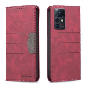 For Infinix Zero X / X Pro Magnetic Splicing Leather Phone Case(Red) (OEM)