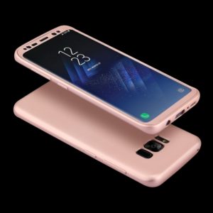 For Galaxy S8 Full Coverage TPU Protective Back Cover Soft Case (Rose Gold) (OEM)