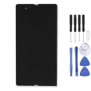 LCD Display + Touch Panel with Frame for Sony Xperia Z / L36H / C6603 / C6602(White) (OEM)