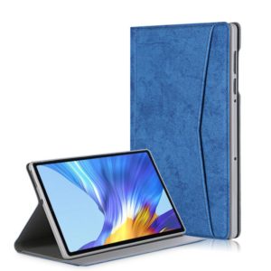 For Lenovo Tab M10 Plus Marble Cloth Texture Horizontal Flip Leather Case with Card Slot & Holder(Dark Blue) (OEM)