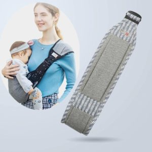 Kangaroo Baby Portable Single Shoulder Strap Simple Spring And Autumn Baby Stool(White Strips On Blue Background) (OEM)