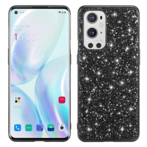 For OnePlus 9 Glitter Powder Shockproof TPU Protective Case(Black) (OEM)