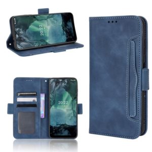 For Nokia G21 / G11 Skin Feel Calf Pattern Leather Phone Case(Blue) (OEM)