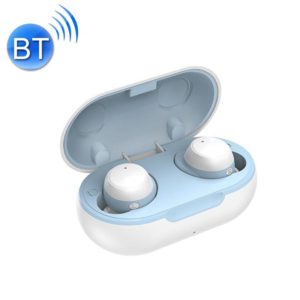 TWS-22 Bluetooth 5.0 In-Ear Sports Waterproof Noise Cancelling Touch Control Mini Headphones(White) (OEM)