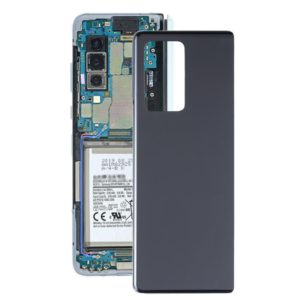 For Samsung Galaxy Z Fold2 5G SM-F916B Glass Battery Back Cover (Black) (OEM)