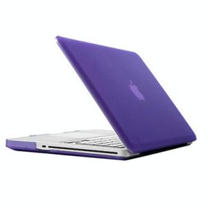 Frosted Hard Plastic Protection Case for Macbook Pro 13.3 inch(Purple) (OEM)