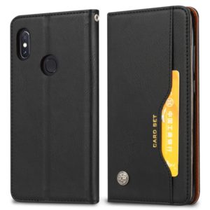 Knead Skin Texture Horizontal Flip Leather Case for Xiaomi Mi 8SE, with Photo Frame & Holder & Card Slots & Wallet(Black) (OEM)