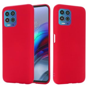 For Motorola Moto G100 / Edge S Solid Color Liquid Silicone Dropproof Full Coverage Protective Case(Red) (OEM)