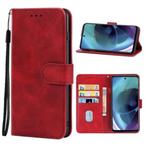 Leather Phone Case For Motorola Moto G51 5G(Red) (OEM)