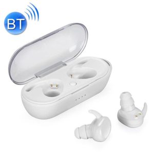 TWS-4 IPX5 Waterproof Bluetooth 5.0 Touch Wireless Bluetooth Earphone with Charging Box, Support HD Call & Voice Prompts(White) (OEM)