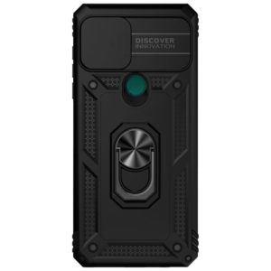 For Motorola Moto G Stylus 5G Sliding Camshield Holder Phone Case(Black) (OEM)
