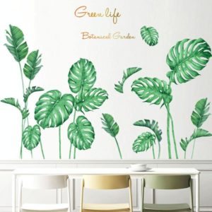 Green Vegetation Home Decoration Self-adhesive Wall Stickers (OEM)