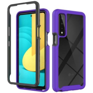 For LG Stylo 7 5G Starry Sky Solid Color Series Shockproof PC + TPU Protective Case(Purple) (OEM)