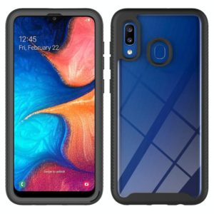 For Samsung Galaxy A20 / A30 Starry Sky Solid Color Series Shockproof PC + TPU Protective Case(Black) (OEM)