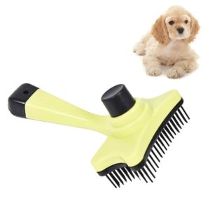 Elite Multi-functional Plastic Grooming Comb Cut Tangles Tool Pet Brushes(Green) (OEM)