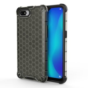 For OPPO Realme C2 Shockproof Honeycomb PC + TPU Case(Grey) (OEM)