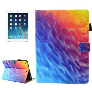 For iPad mini 4 / mini 3 / mini 2 / mini Universal Colorful Polygons Pattern Horizontal Flip Leather Protective Case with Holder & Card Slots & Sleep (OEM)