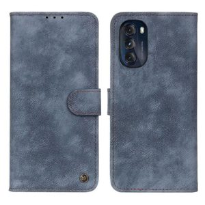 For Motorola Moto G 5G 2022 Antelope Texture Magnetic Buckle Leather Phone Case(Blue) (OEM)