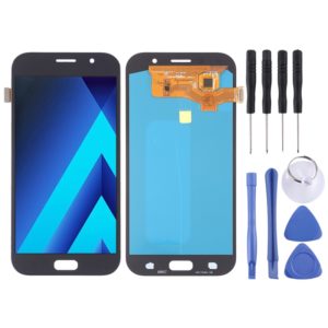 OLED LCD Screen for Galaxy A7 (2017), A720F, A720F/DS with Digitizer Full Assembly (Black) (OEM)