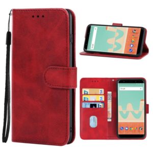 Leather Phone Case For Wiko View Go(Red) (OEM)