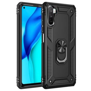 For Huawei Mate 40 Lite / Maimang 9 Shockproof TPU + PC Protective Case with 360 Degree Rotating Holder(Black) (OEM)
