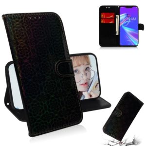 For Asus Zenfone Max (M2) ZB633KL Solid Color Colorful Magnetic Buckle Horizontal Flip PU Leather Case with Holder & Card Slots & Wallet & Lanyard(Black) (OEM)