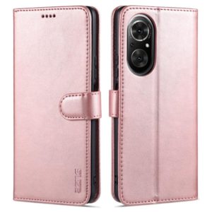 For Honor 50 SE AZNS Skin Feel Calf Texture Horizontal Flip Leather Case with Card Slots & Holder & Wallet(Rose Gold) (AZNS) (OEM)