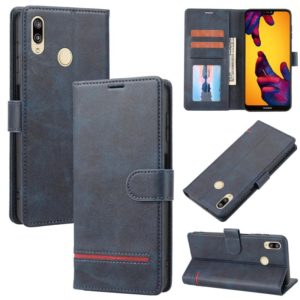 For Huawei P20 Lite Classic Wallet Flip Leather Phone Case(Blue) (OEM)