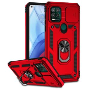 For Motorola Moto G Stylus 5G Sliding Camshield Holder Phone Case(Red) (OEM)
