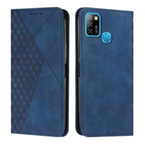 For Infinix Hot 10 Lite / Smart 5 2020 Diamond Splicing Skin Feel Magnetic Leather Phone Case(Blue) (OEM)